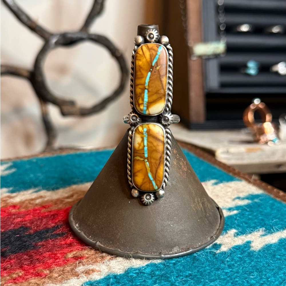 Royston Ribbon Statement Ring (Adjustable) - image 1